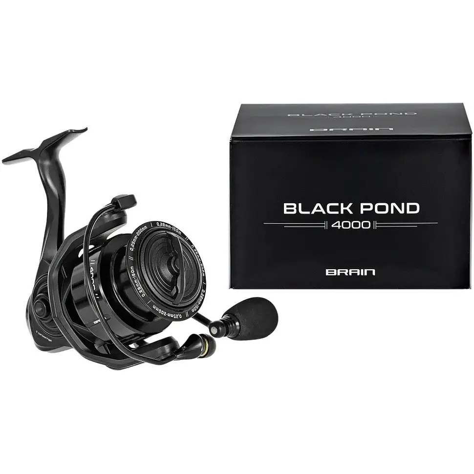 Котушка Brain Чорний Pond 4000 5+1BB - фото 6
