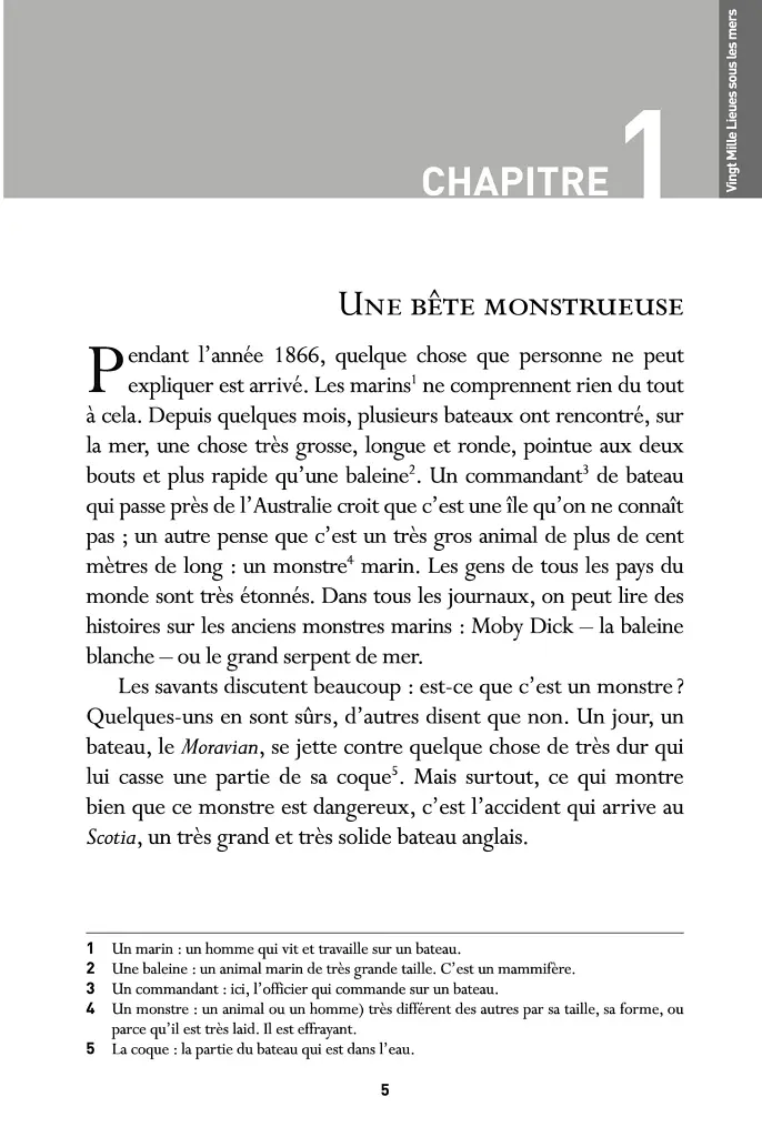 Vingt mille lieues sous les mers - Book + online audio. LFF B1 - Жуль Верн - фото 3