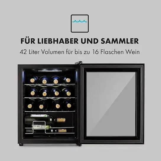 Винный холодильник Klarstein Shiraz 42л (10033622) - фото 2