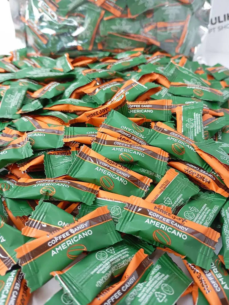 Цукерки Coffee Candy Americano, 500 г (кавові карамельки зі смаком американо)