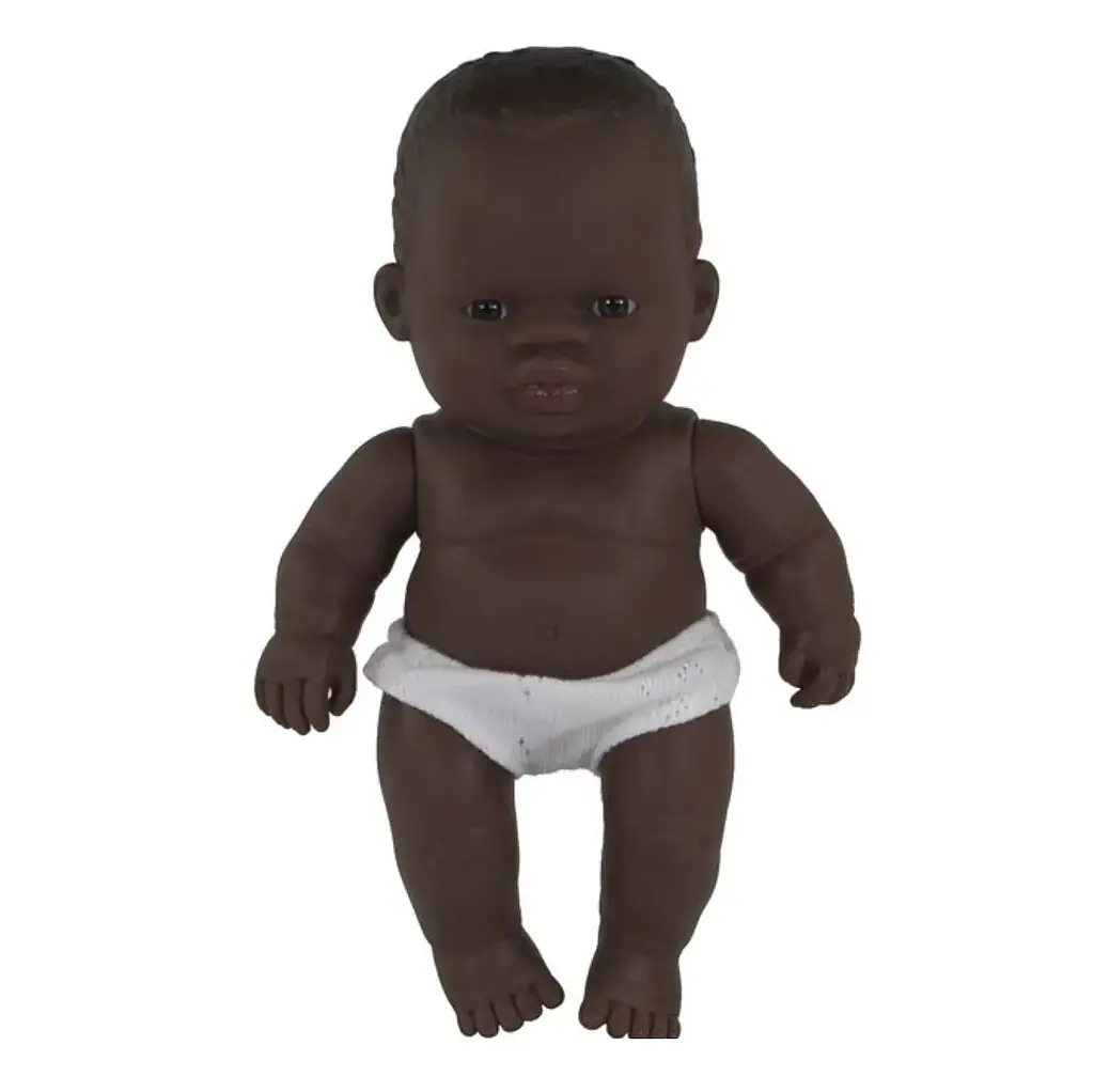 Лялька-пупс анатомічна Miniland, дівчинка-афроамериканка, 21 см (31124) - фото 2