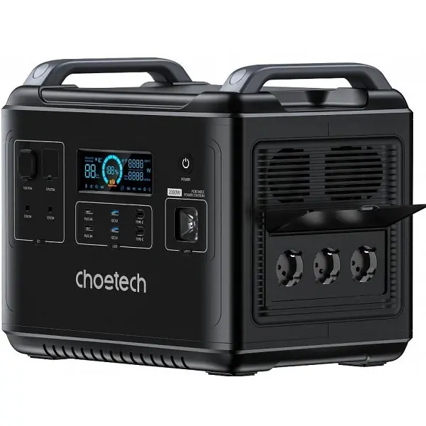 Зарядна станція Choetech BS006 2000W (BS006) - фото 2