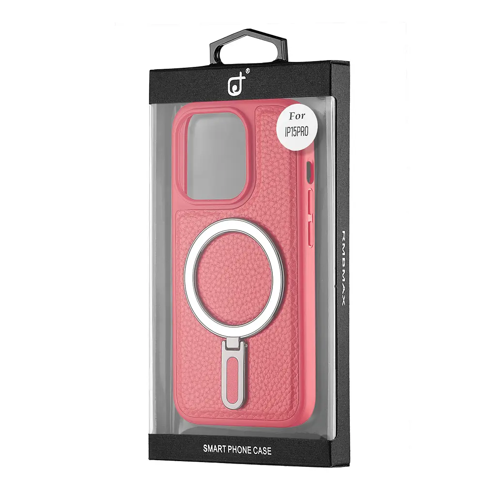 Чохол Jinduka Leather Ringo iPhone 15 Pro Red - фото 2