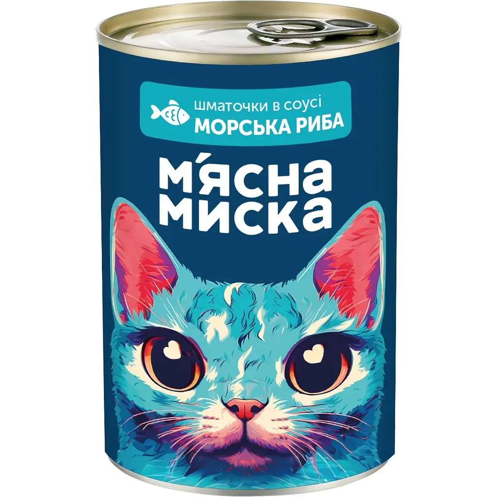 Набір вологого корму для котів М'ясна миска шматочки в соусі Мікс 8 шт x 415 г - фото 4