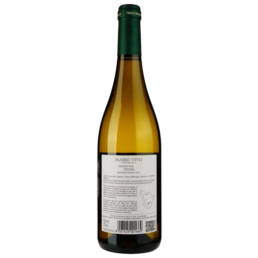 Вино Frescobaldi Masso Vivo Vermentino белое сухое 0.75 л - фото 2