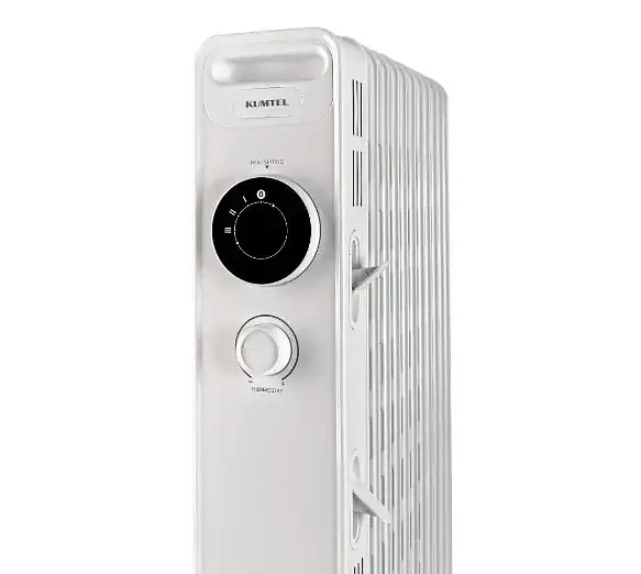 Олійний обігрівач Kumtel KUM-1230S White (11 секцій) - фото 2