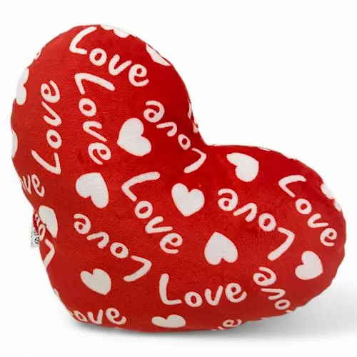 Іграшка м’яка Серце Love розмір М (26х8х18 см)