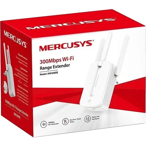 Wi-Fi повторювач - ретранслятор Mercusys MW300RE Range Extender 300Mbps Travel Router - фото 9