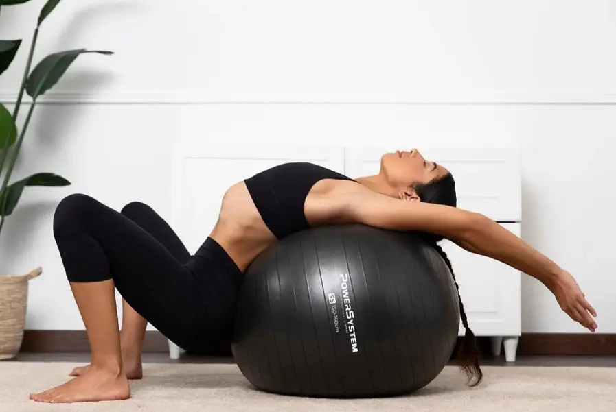 М'яч для фітнесу (фітбол) Power System PS-4012 Ø65 cm PRO Gymball Black (4012BK-0) - фото 8