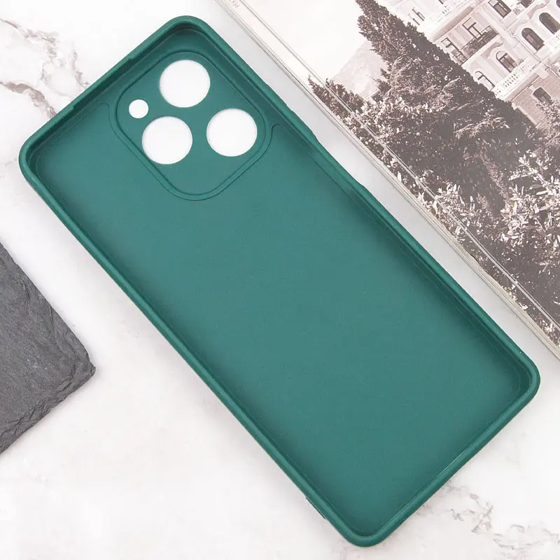 Силиконовый чехол Candy Full Camera для TECNO Spark 10 Pro Зеленый / Green - фото 3