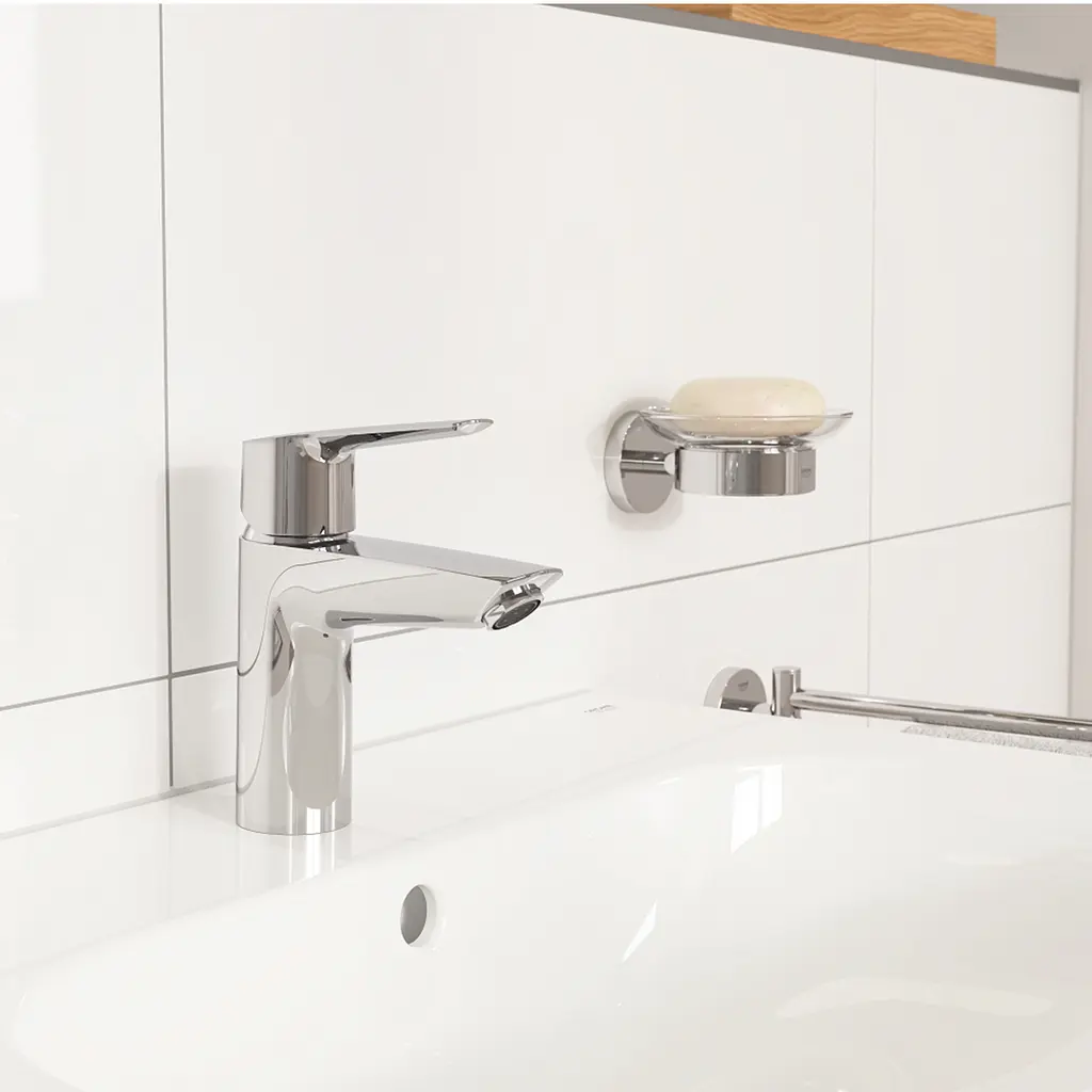 Змішувач для раковини Grohe QuickFix Start S-Size 23551002 з донним клапаном, Хром - фото 6