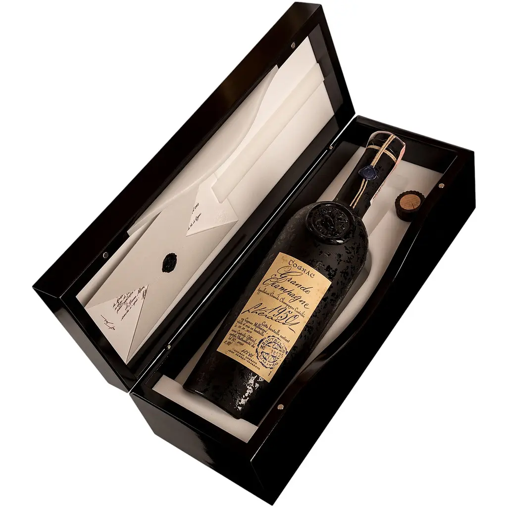Коньяк Lheraud 1950 Grande Champagne 40% 0.7 л в коробке - фото 3