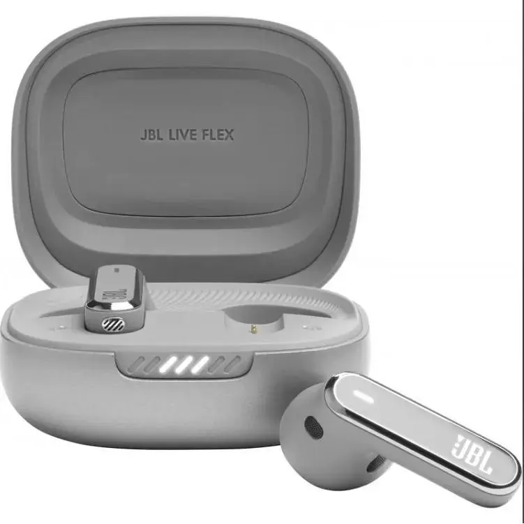 Беспроводные наушники JBL Live Flex Silver (JBLLIVEFLEXSVR) серебристые - фото 4