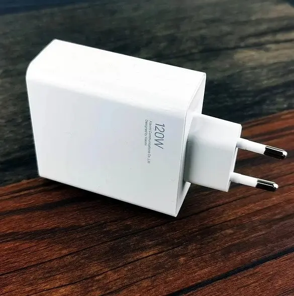 Мережний зарядний пристрій MI120W з кабелем (Білий) - фото 4