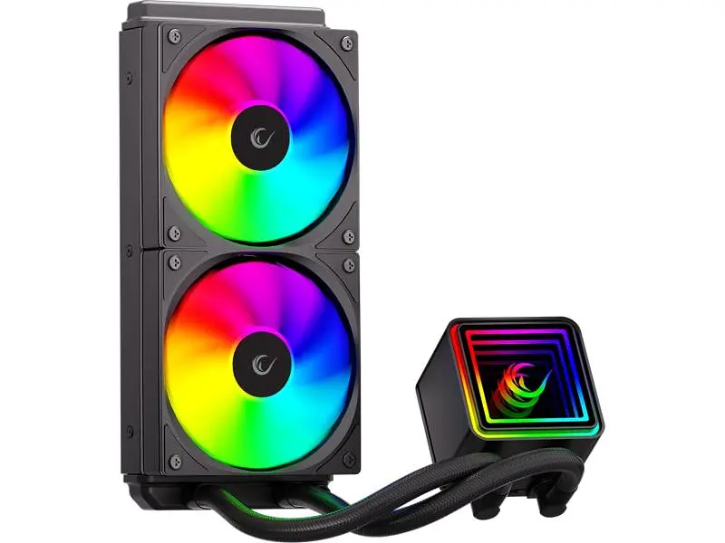 Водяне охолодження Rampage Infinite V240 ARGB Black (INFINITEV240-BLACK) - фото 4