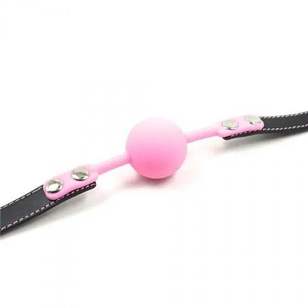 Кляп Toyz4Lovers Ball Gag + Block (рожевий) - фото 3