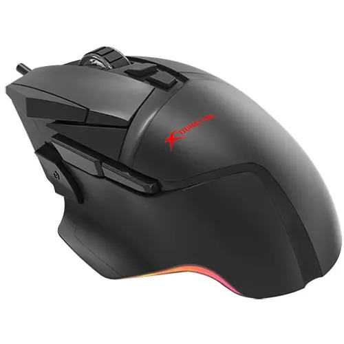 Мишка Xtrike Me GM-502, ігрова 12800dpi., 8кн., RGB, чорна - фото 3
