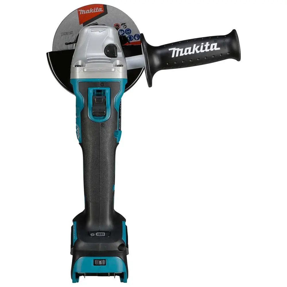 Шліфмашина кутова акумуляторна Makita DGA513Z (125 мм, 3000-8500 об/хв, BL, LXT, без акумуляторів та зарядного пристрою) - фото 5