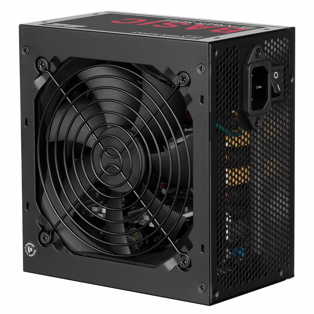 2E Блок живлення Basic Power (500W), 80%, 120мм, 1xMB 24pin(20+4), 1xCPU 8pin(4+4), 3xMolex, 4xSATA, 2xPCIe 8pin(6+2) - фото 4