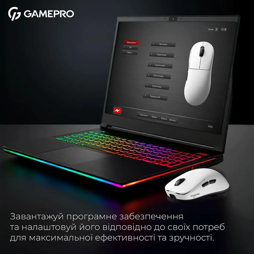 Мышь GamePro Asgard Loki White (GM022W) - фото 5