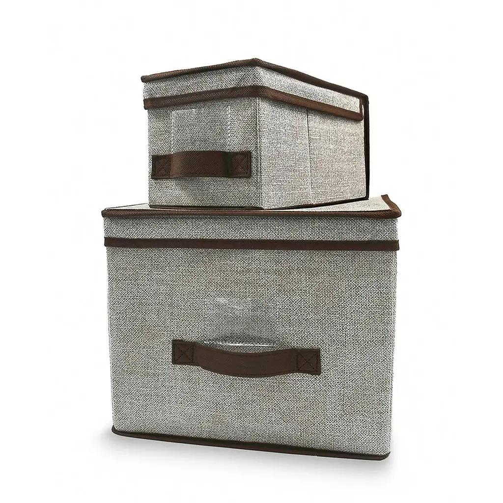 Короб складной с крышкой Handy Home 30х15х15 см серый (ESH05) - фото 4