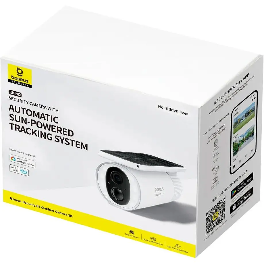 IP-камера відеоспостереження Baseus Security S1 Outdoor Camera 2K White - фото 2
