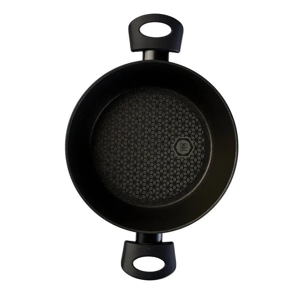 Кастрюля с крышкой TVS Diamante Induction 24 см 3.5 л черная (00000022008) - фото 2