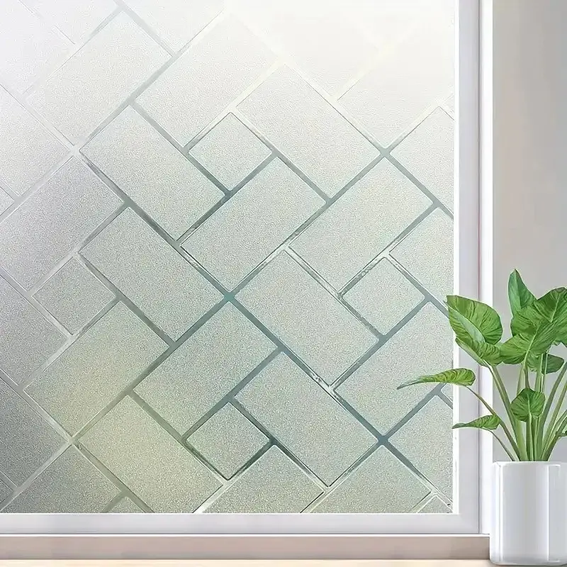 Плівка вітражна декоративна Supretto Rhombus 200×60 см, самоклейна, з УФ-захистом - фото 2