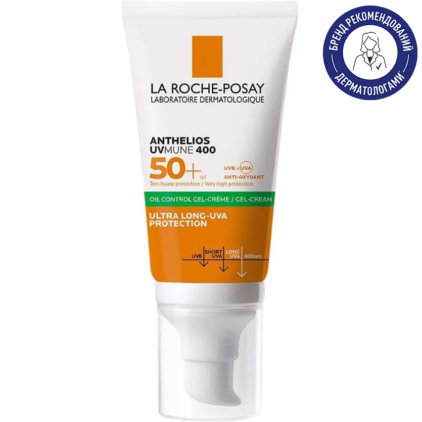 Матирующий гель крем La Roche-Posay Anthelios XL SPF 50+ 50 мл (M9159301) - фото 2