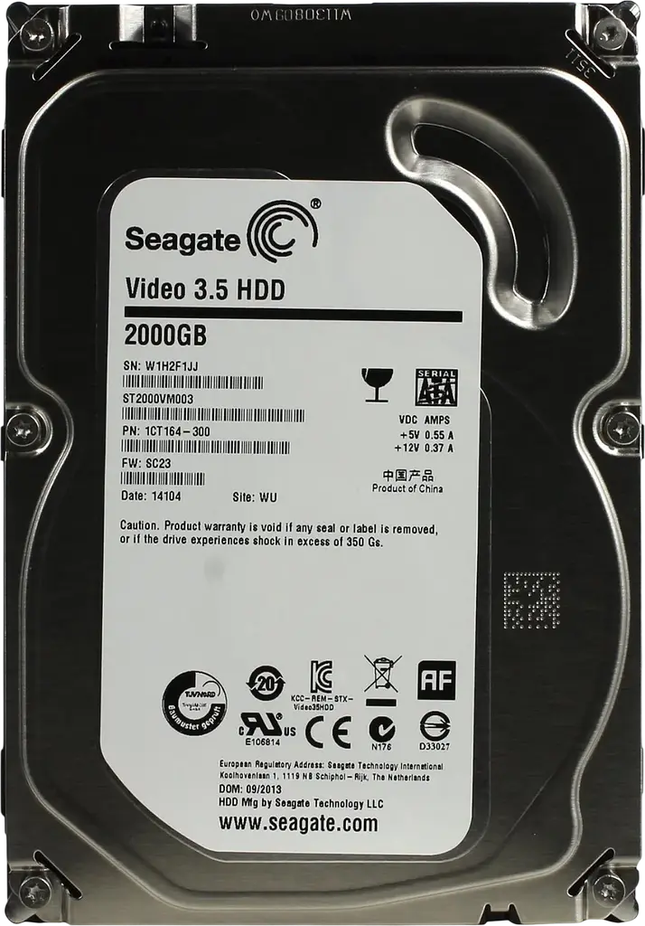 Жорсткий диск 3,5" Seagate Pipeline HD 2TB (ST2000VM003) - фото 4