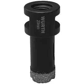 Коронка алмазна Wurth Hard Ceramic 20 мм M14 (1457440020)