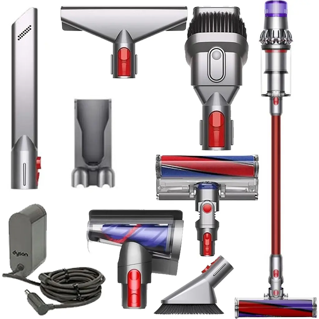 Вертикальний пилосос Dyson V11 Fluffy Nickel/Red [476550-01] [146821] - фото 7