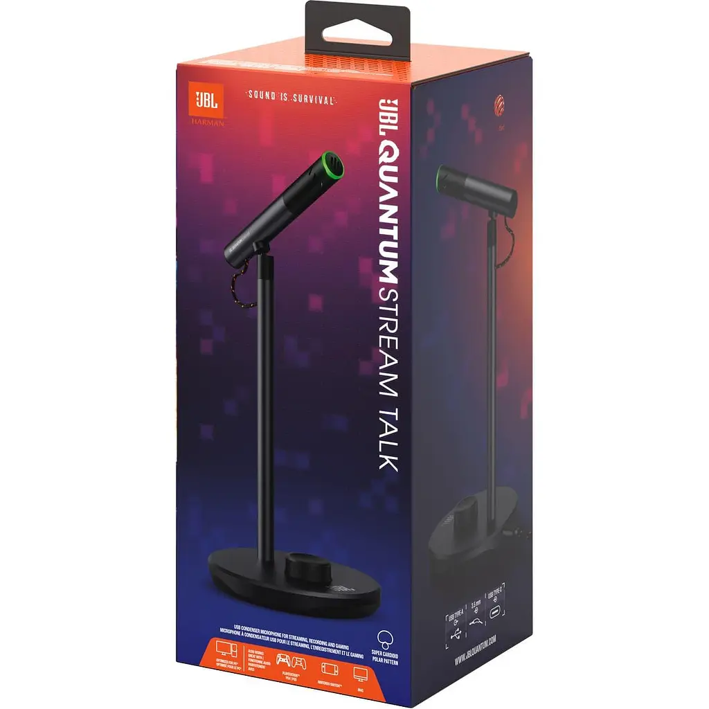 Мікрофон JBL Quantum Stream Talk (JBLSTRMTALKBLK) - фото 10