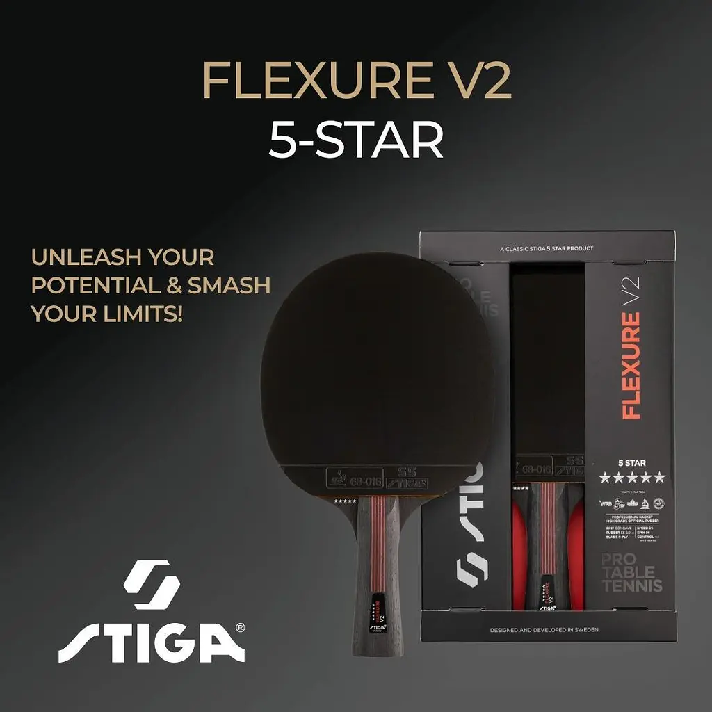 Ракетка для настільного тенісу Stiga Flexure V2 5 Star FL (1215-1205-35) - фото 7