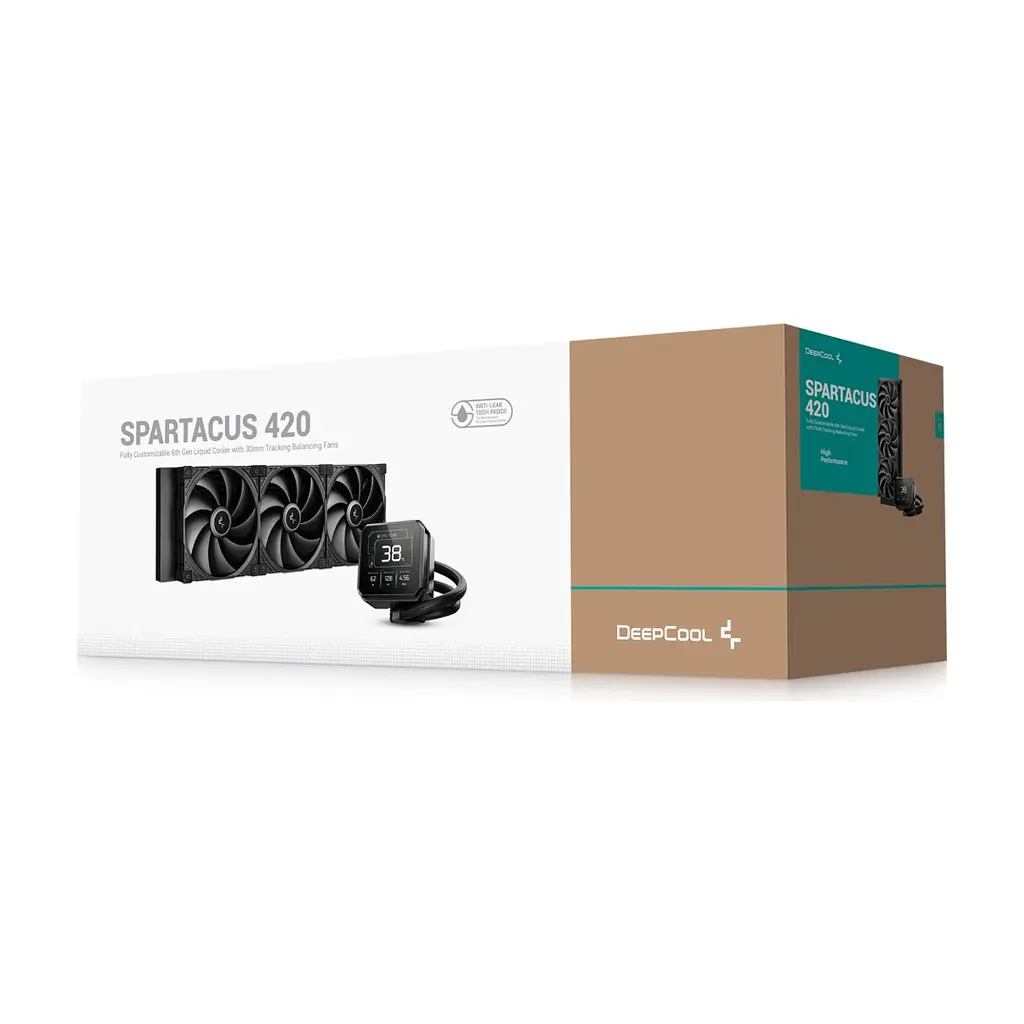 Система рідинного охолодження Deepcool Spartacus 420 Black (R-SPT420-BKDSMP-G-1) - фото 8