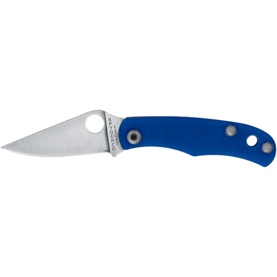 Ніж Spyderco Bug, 12C27, G-10 синій