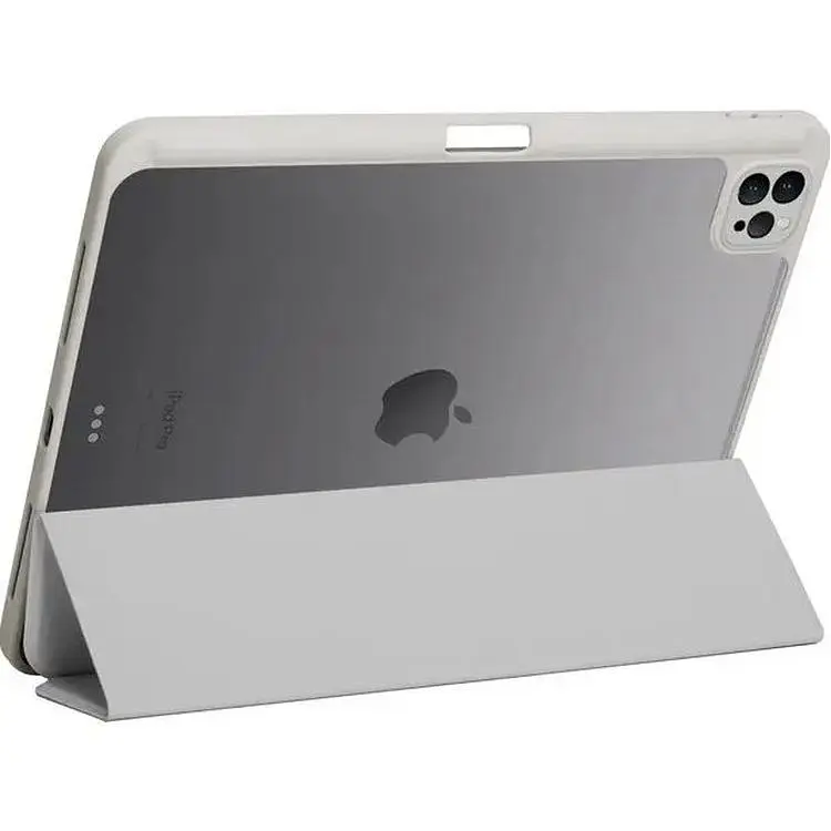 Чохол-книжка BeCover Soft Edge TPU з кріпленням Apple Pencil для Apple iPad Pro 11" M4 2024 Gray (711715) - фото 2