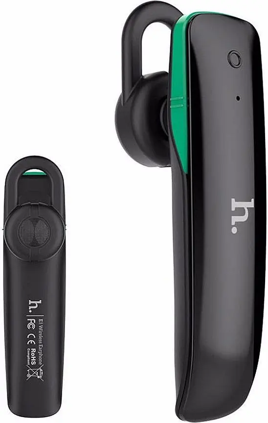 Bluetooth-гарнітура Hoco E1 Bluetooth Headset (Black) [73926] - фото 2