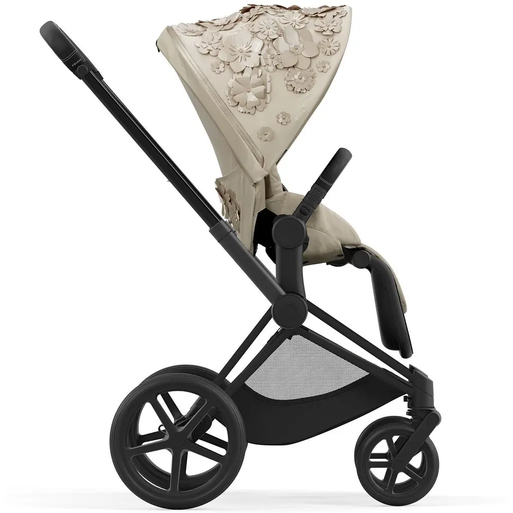 Чохол тканинний для прогулянкового блоку Cybex Priam Simply Flowers Beige (521002829 - фото 3