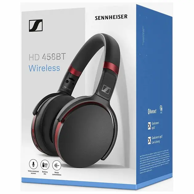 Навушники Sennheiser HD 458 BT Black (508968) - фото 3