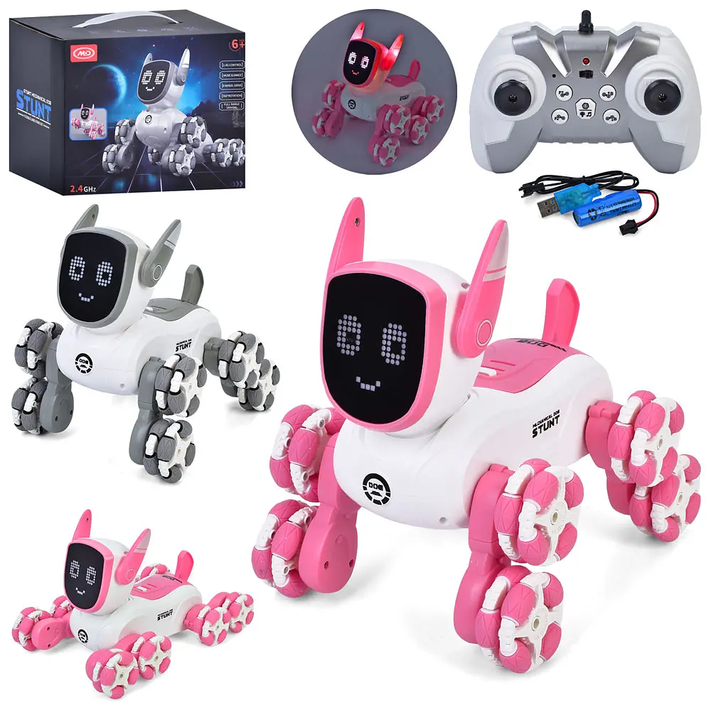 Робопес на радиоуправлении, 2.4G, 24 см, музыка, MD572A-P - фото 2