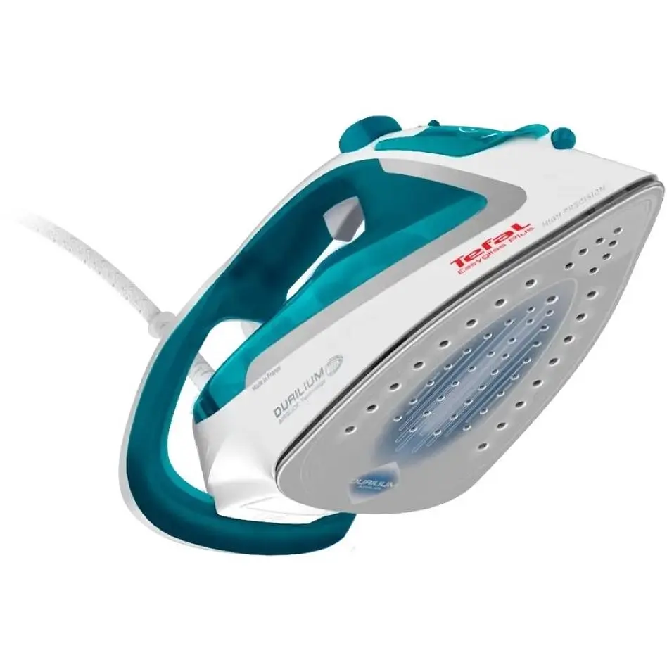 Праска Tefal Easygliss Plus 2500 Вт біло-блакитна (FV5718E0) - фото 3