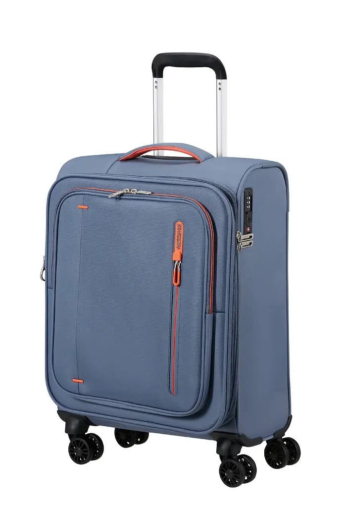 Валіза 55 См American Tourister CLOUDRIDER STONE BLUE 55x40x23(25) MJ4*01004 - фото 4