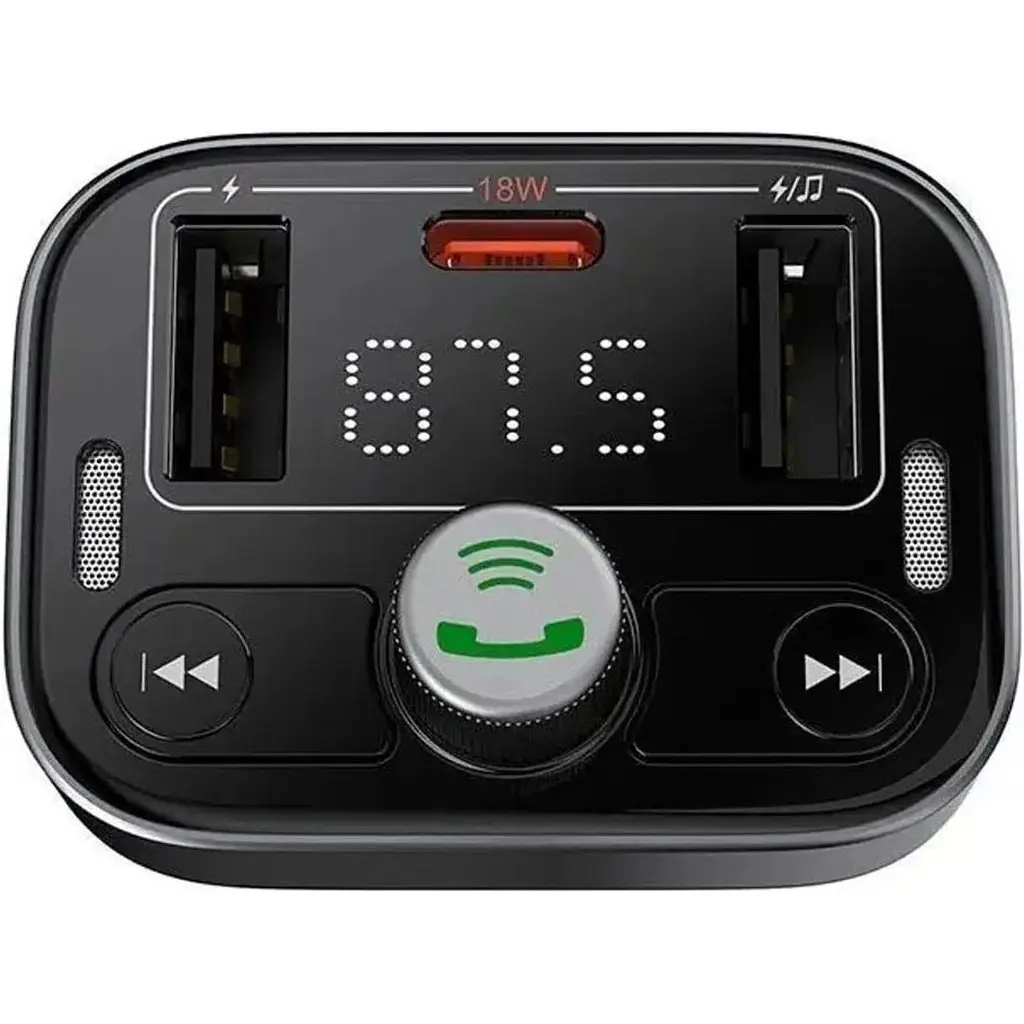 FM-трансмиттер Baseus S-09 Lite Series Black (C10762300113-00) [126841] - фото 6