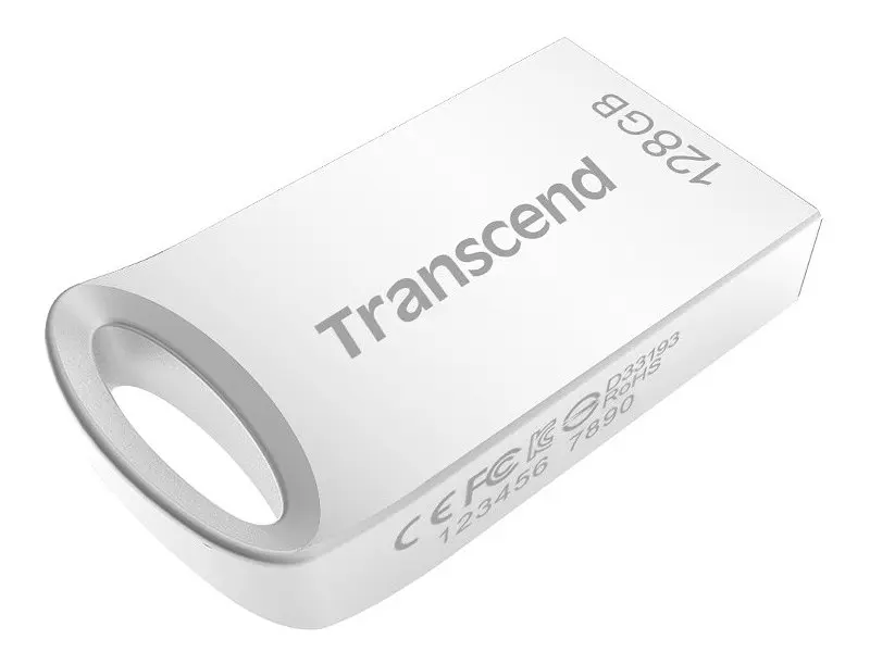 USB флеш накопичувач Transcend 128 GB JetFlash 710 Silver (TS128GJF710S) - фото 2