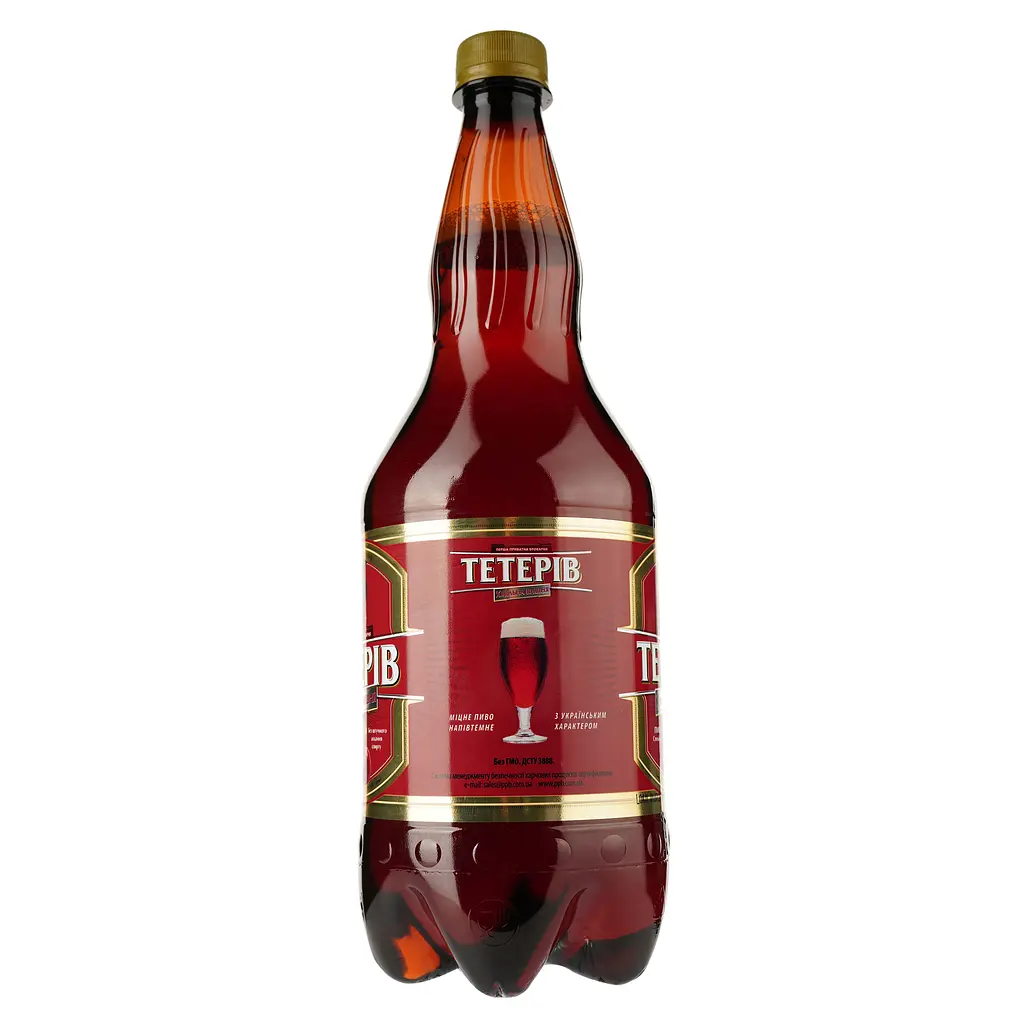 Пиво Тетерів Хмільна вишня, напівтемне, 8%, 1,2 л (773203) - фото 2