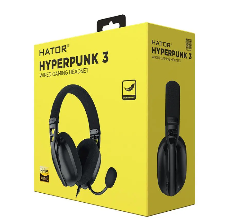 Игровые наушники с микрофоном Hator ESH-01B HYPERPUNK 3 Hi-Res Black - фото 8