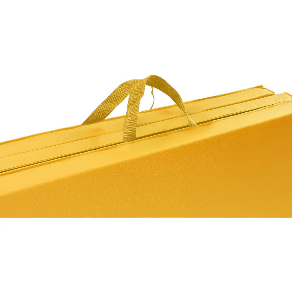 Мат гімнастичний Hop-Sport HS-064FM 4 см твердий жовтий - фото 3