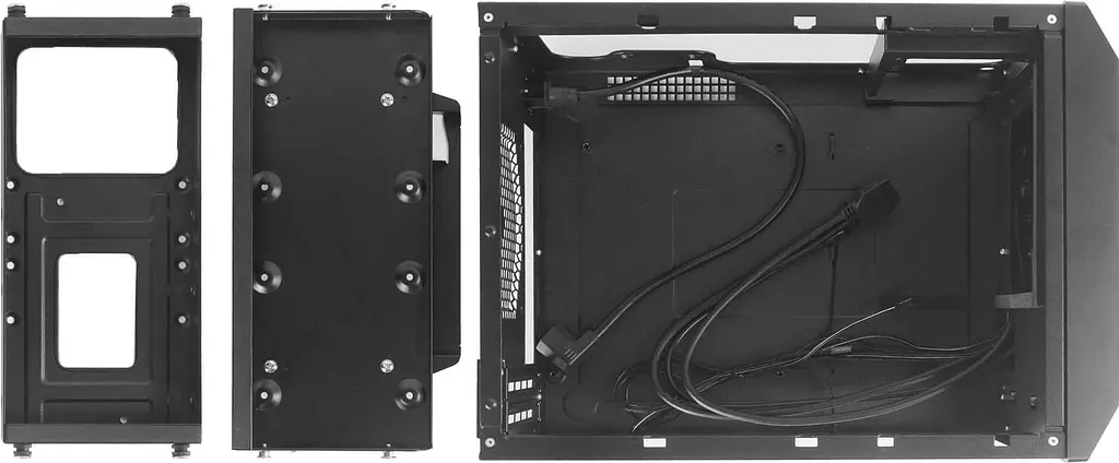 Корпус Chieftec PRO CUBE MINI CN-01B-OP miniITX, без БЖ, Black (CN-01B-OP) Без БП - фото 10