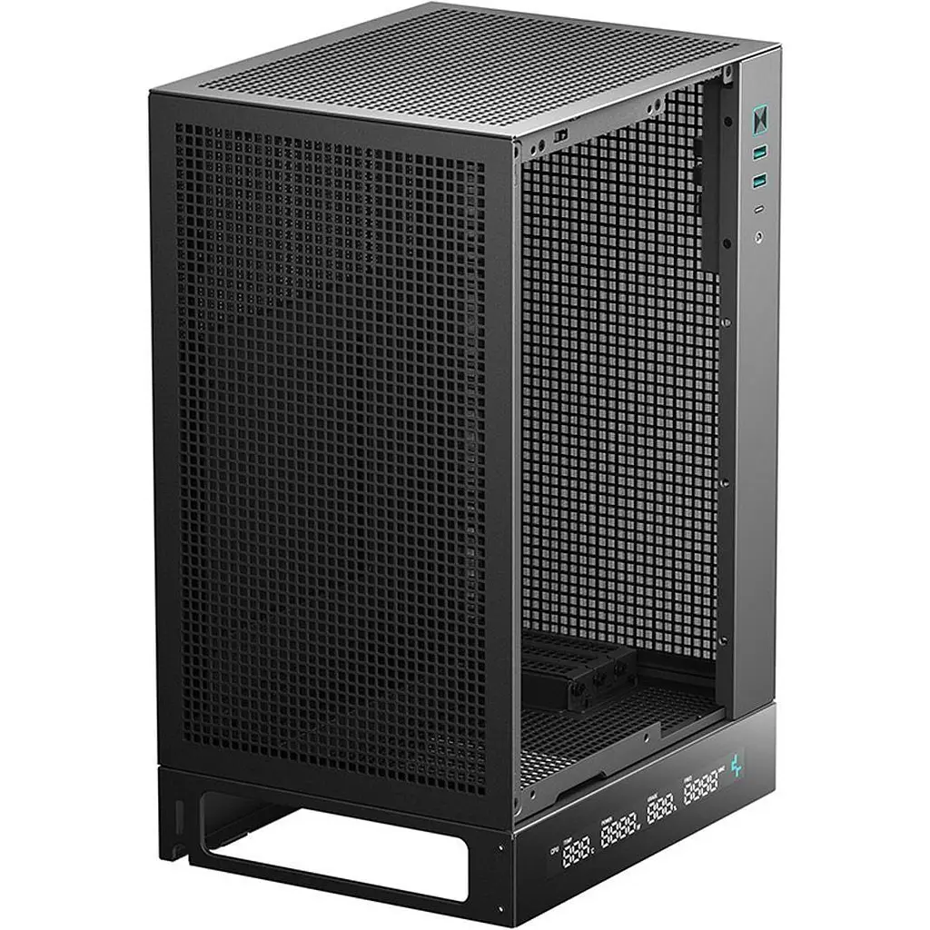 Корпус Deepcool CH170 Digital Black (R-CH170-BKNPI0D-G-1) [146736] - фото 5